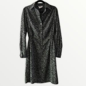 Charles Gray London black & white dress